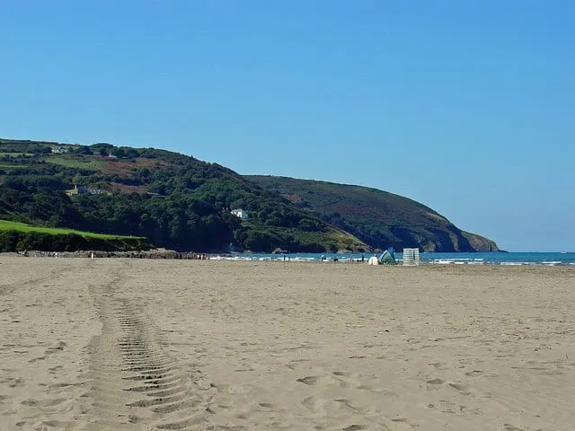 Photo of Poppit Sands, a beach near Cardigan, Pembrokeshire, south west Wales.