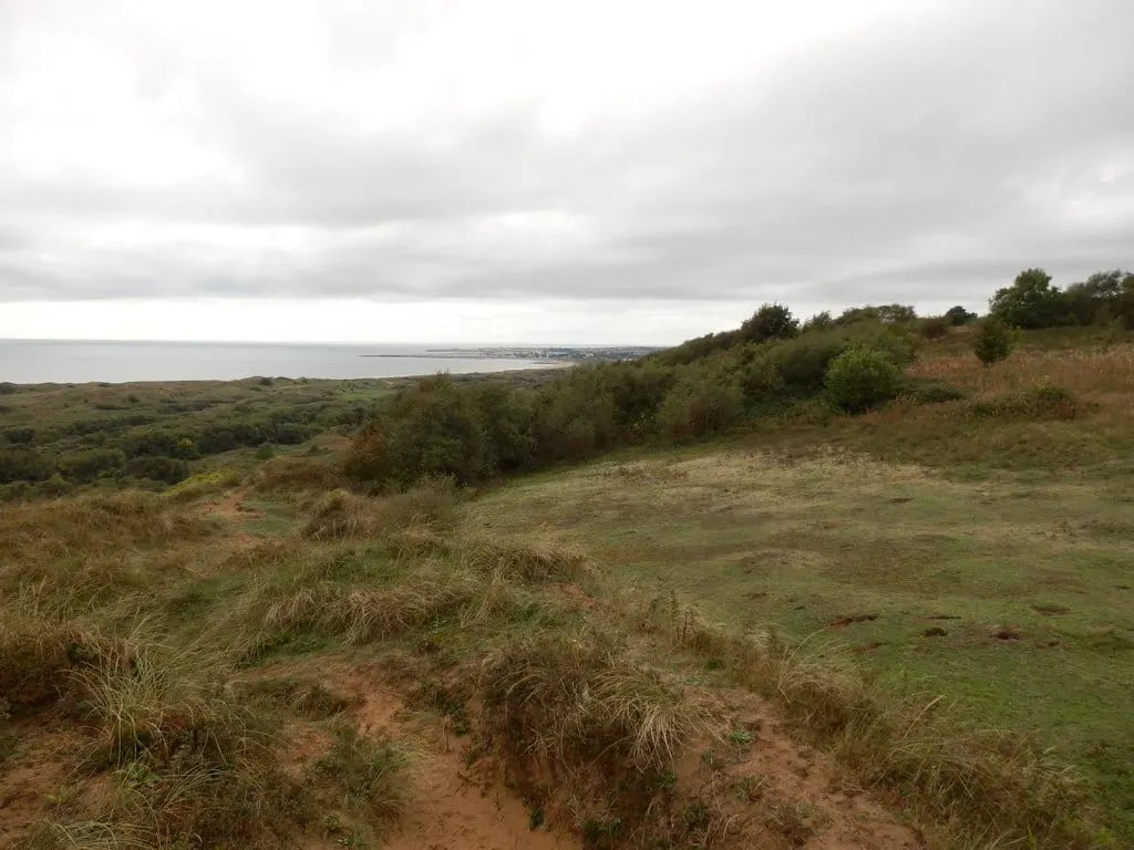 Photo of Merthyr Mawr Warren, a rock formation in Bridgend, south east Wales.