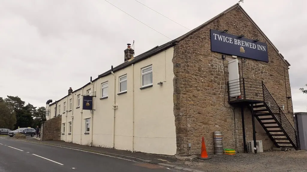Photo of The Twice Brewed Inn, a pub near Bardon Mill, Northumberland, north east England.