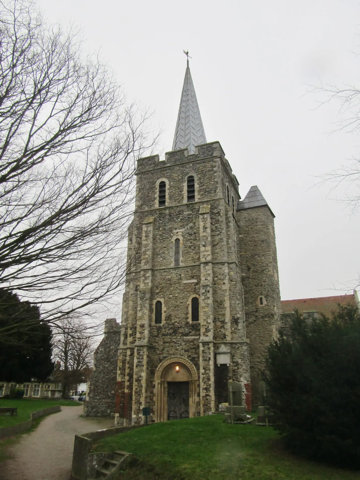 Photo of St Mary the Virgin, Minster-in-Thanet, a church in Kent, south east England.