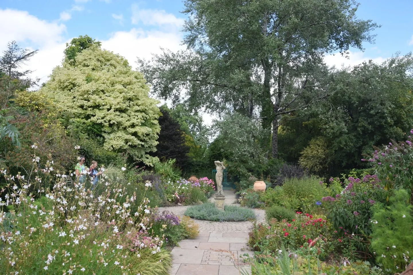 Photo of Burrow Farm Gardens, a garden near Dalwood in the Blackdown Hills, Devon, south west England.