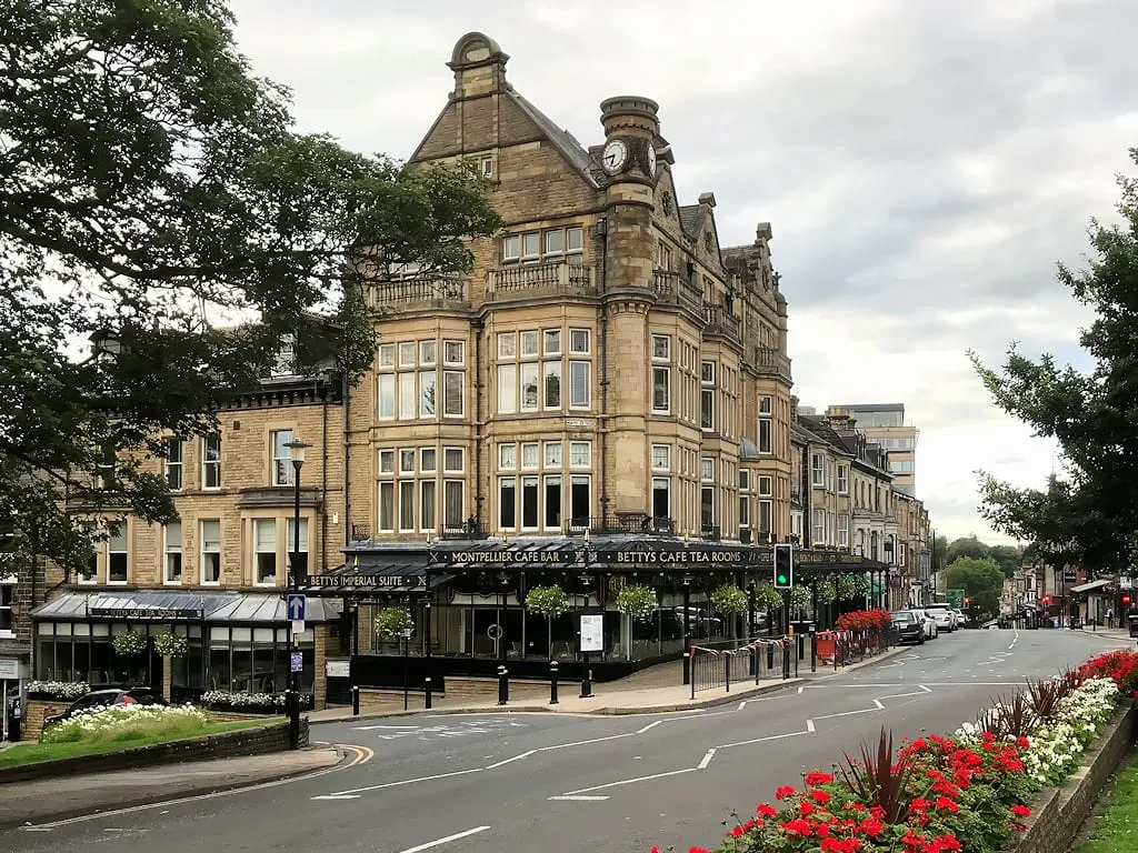 Photo of Bettys Cafe Tea Rooms, a visitor attraction near Harrogate, North Yorkshire, northern England.