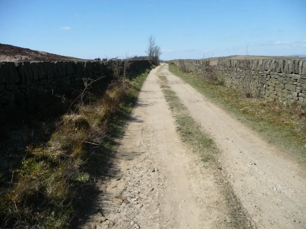 Photo along the Bronte Way, a 43-mile long-distance path running from Birstall to Padiham, England.
