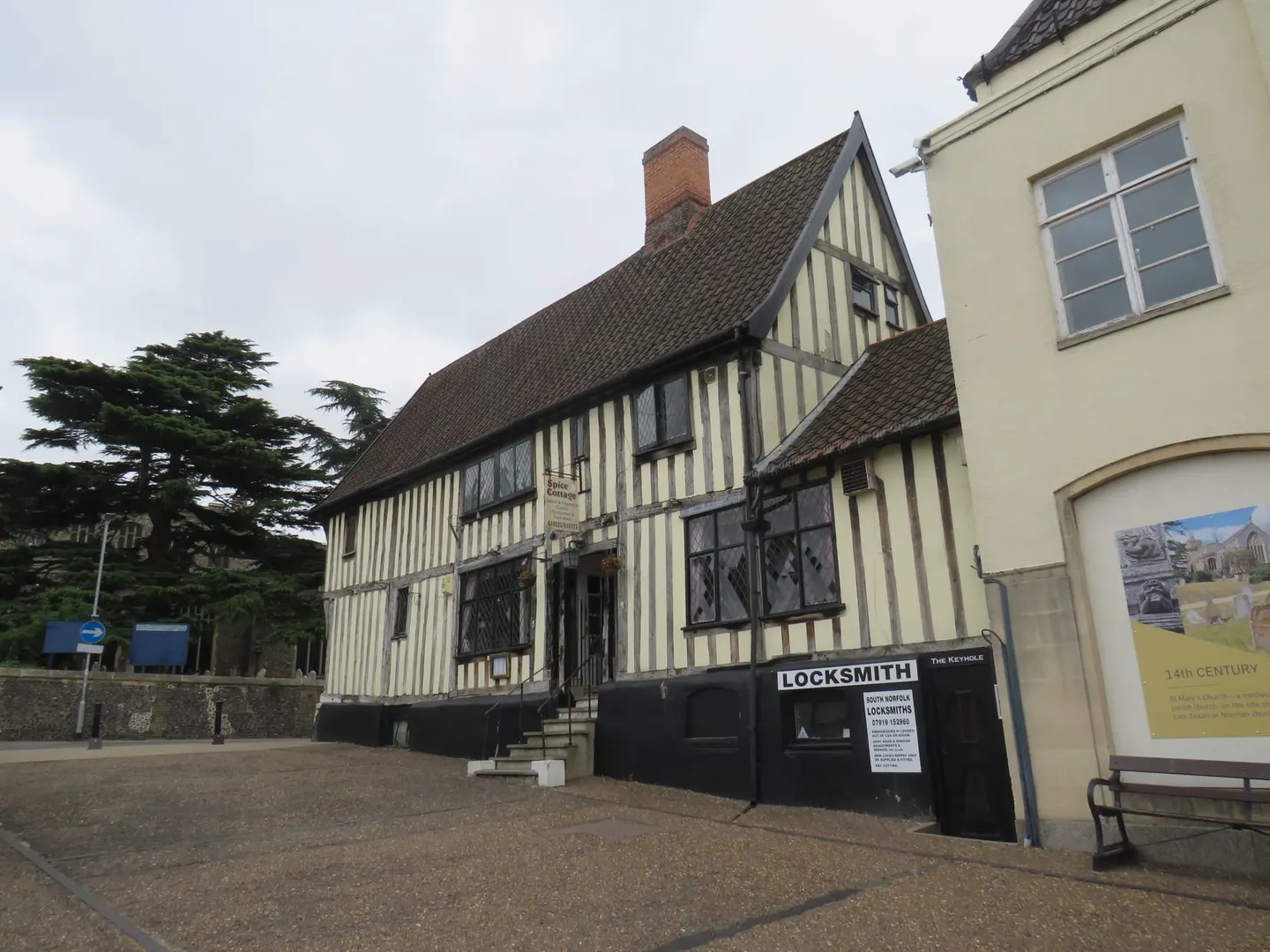 Photo of Diss, a village in Norfolk, eastern England.
