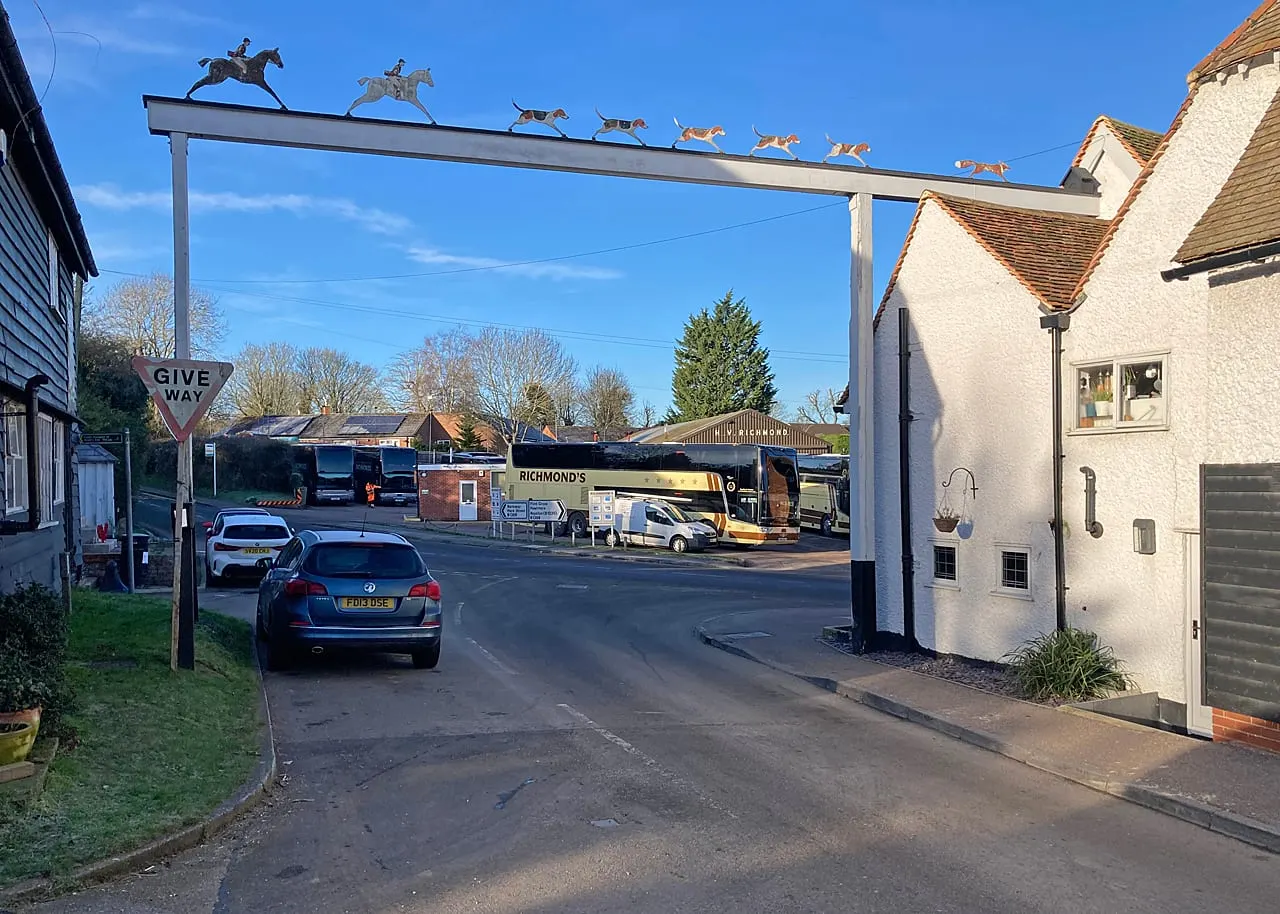Photo of Fox & Hounds, a gastropub near Barley, Hertfordshire, eastern England.