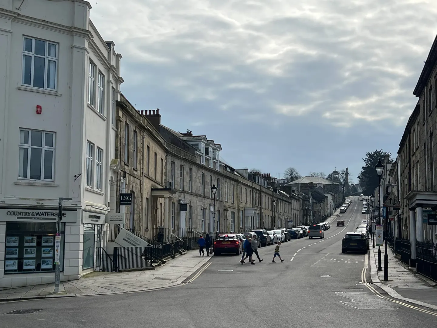 Photo of Truro, a village in Cornwall, south west England.