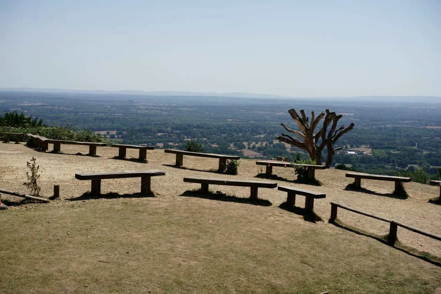 Photo: Leith Hill, a 294m hill near Coldharbour, Surrey, south east England.