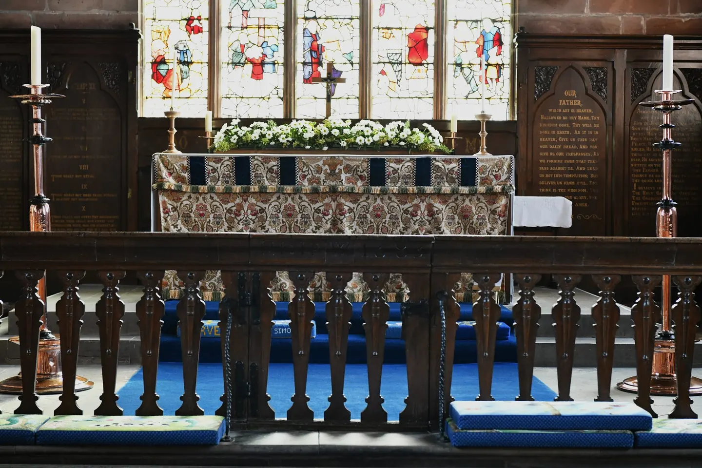 Photo of St Mary's Church (Acton), a church in Cheshire, north west England.