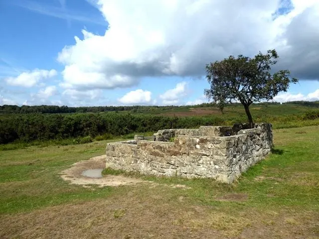 Photo of Airman's Grave, a landmark near Fletching in the High Weald, East Sussex, south east England.