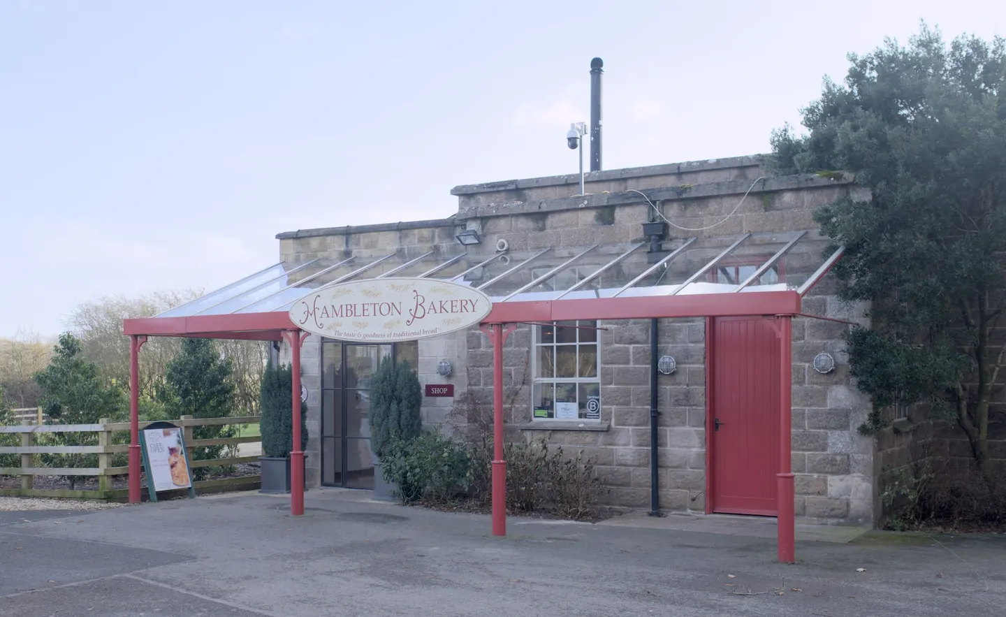 Photo of Hambleton Bakery, a farm & farm shop near Exton, Rutland, central England.