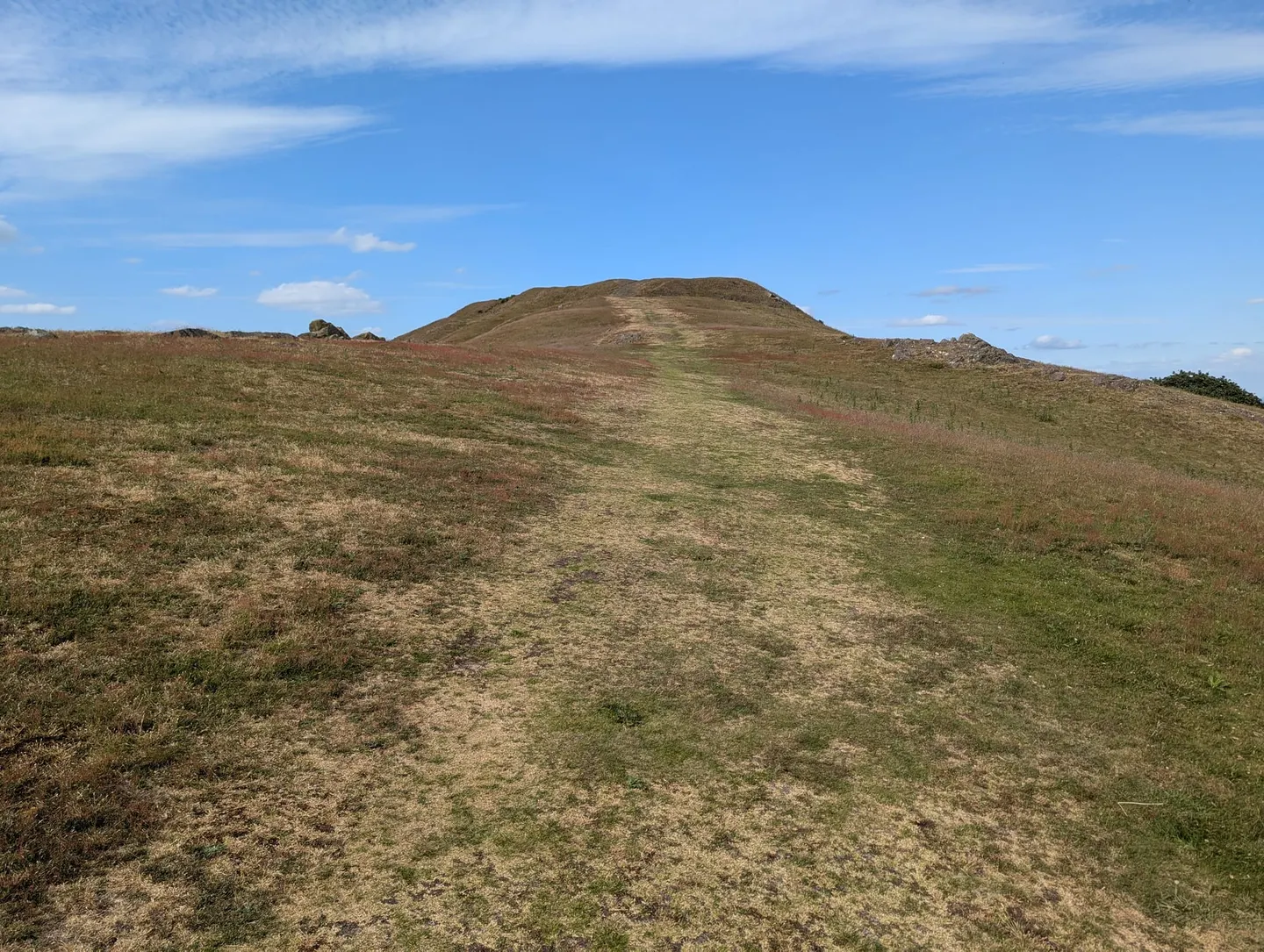 Photo of Earl's Hill, a nature reserve near Pontesbury, Shropshire, central England.
