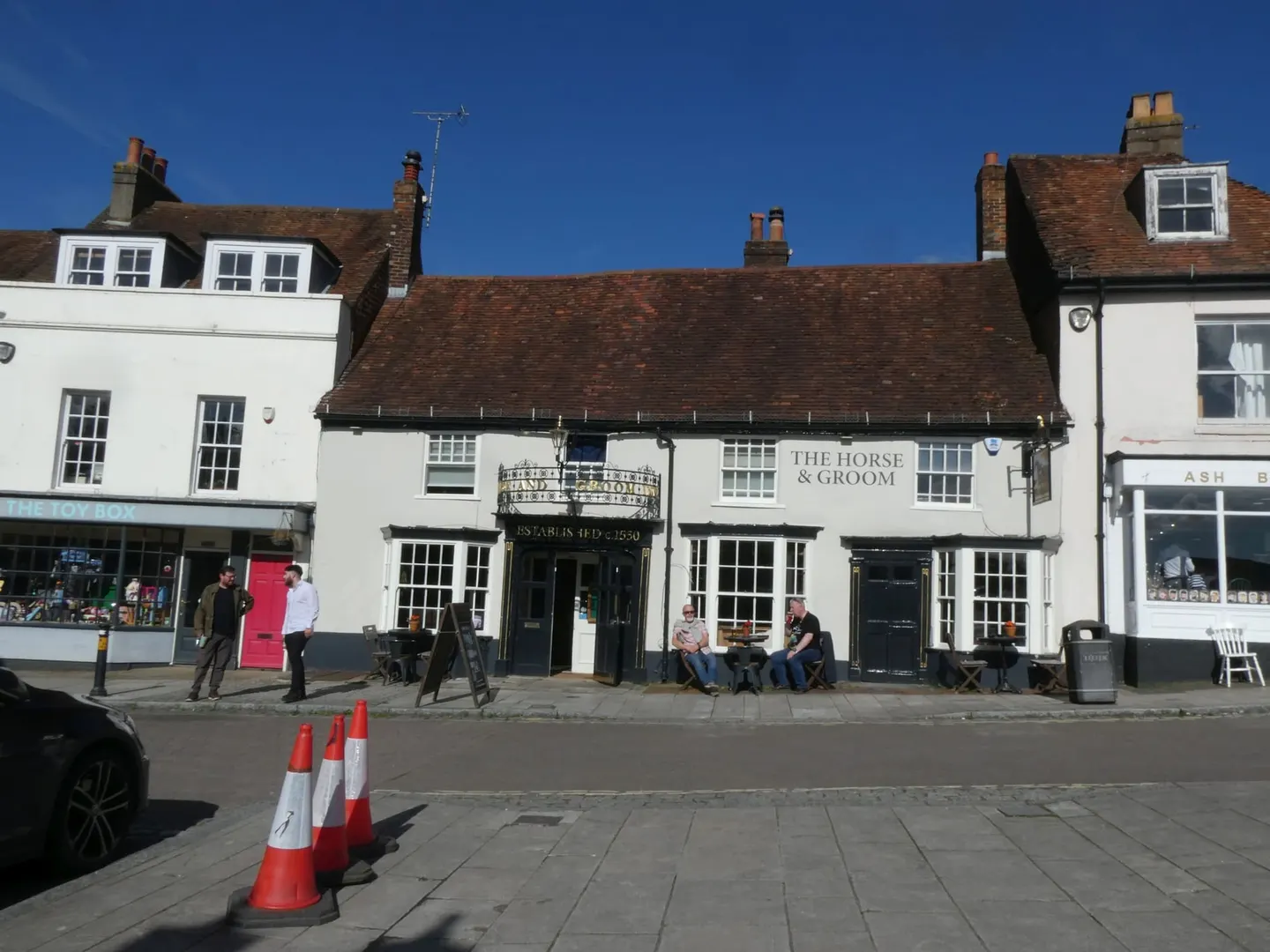 Photo of New Alresford, a village in Hampshire, south east England.