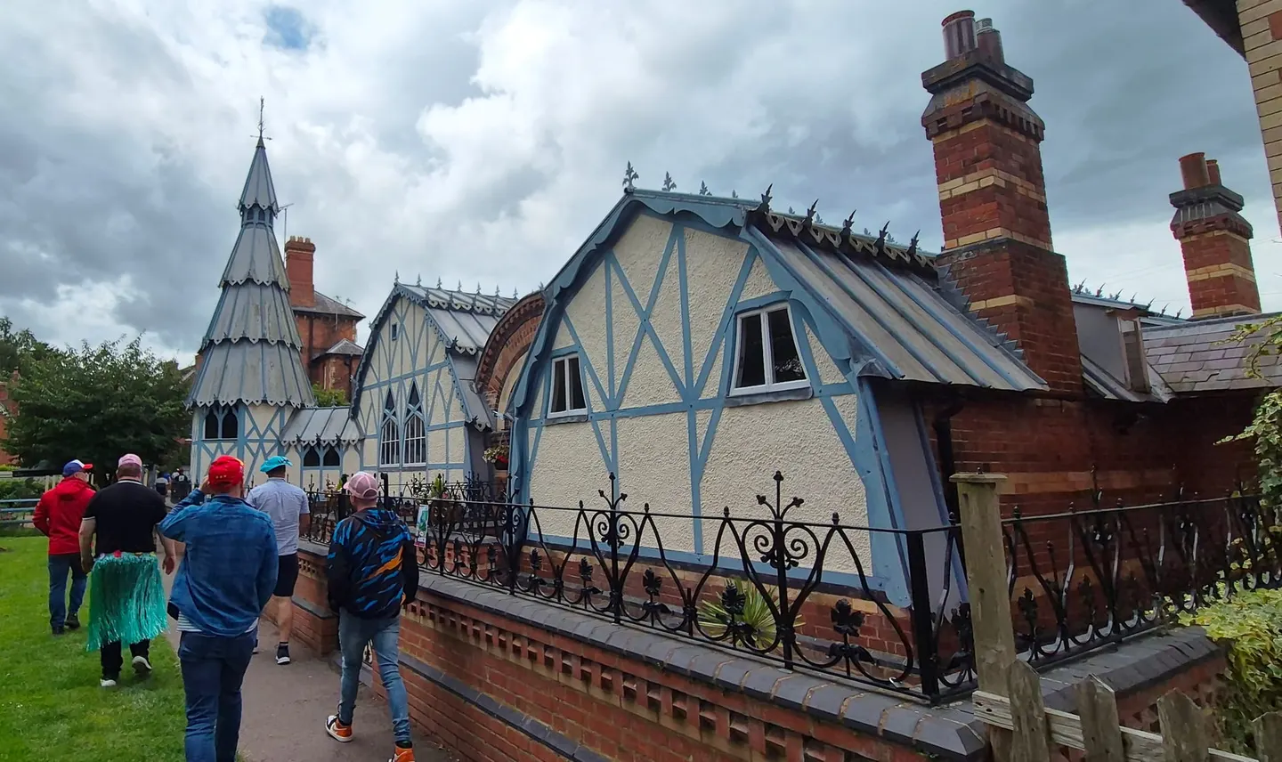 Photo of Tenbury Wells, a village in Worcestershire, central England.