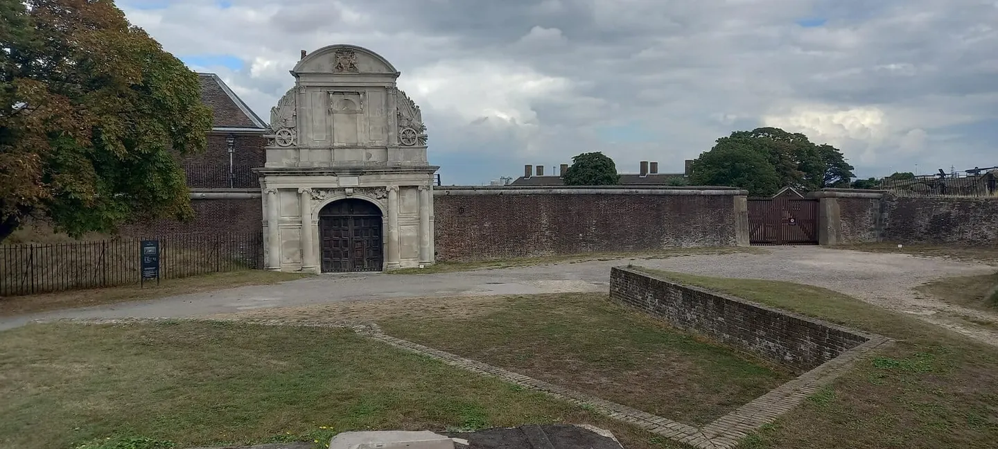Photo of Tilbury Fort, an artillery fort near Rochester, Essex, eastern England.