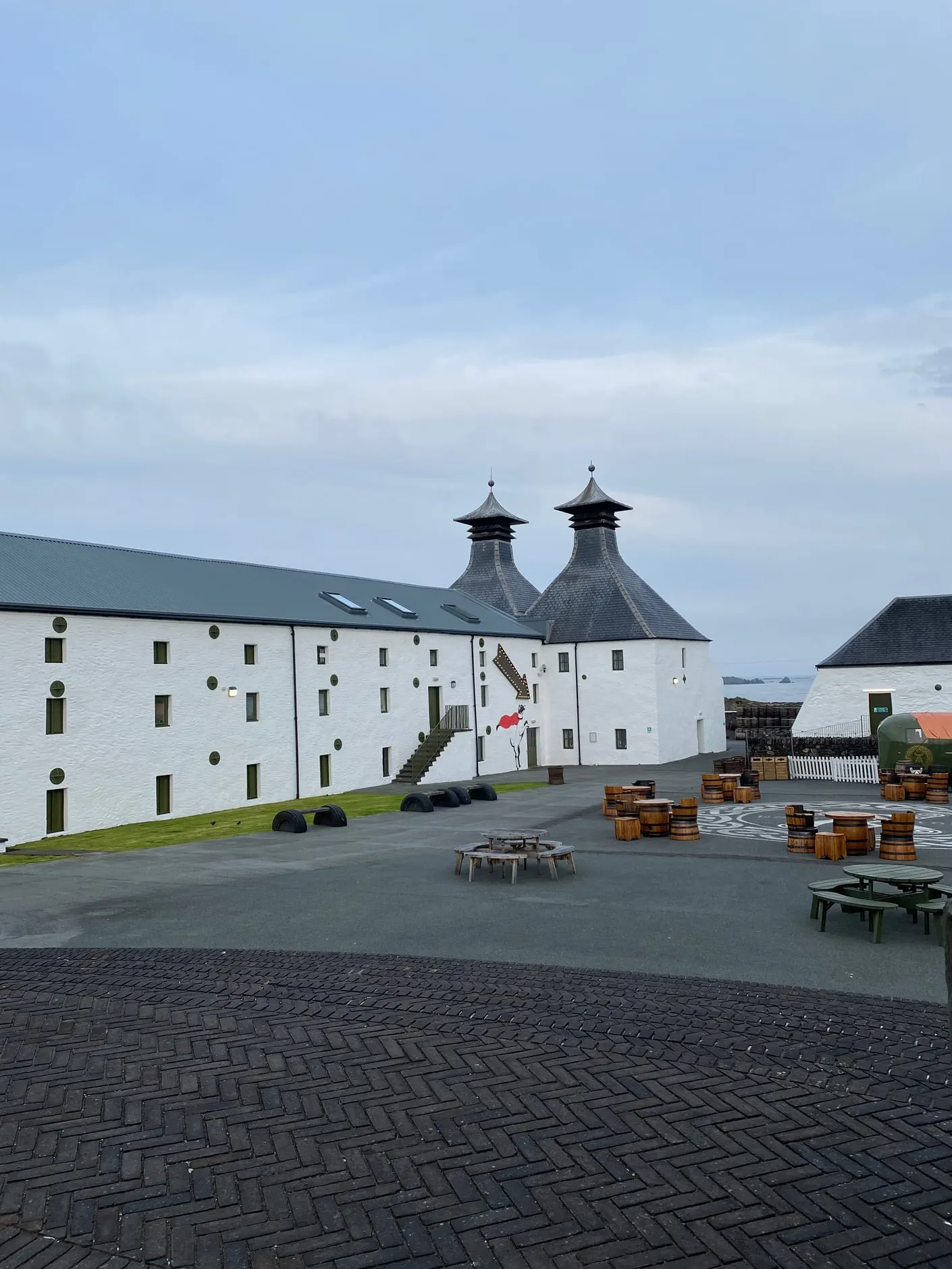 Photo of Ardbeg Distillery, a distillery near Port Ellen, Argyll and Bute, the Scottish Highlands and Islands.