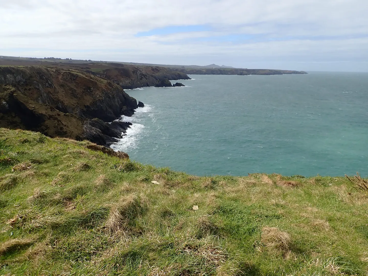 Photo of the coast at Longhouse inc. Abercastle, Pembrokeshire, south west Wales.