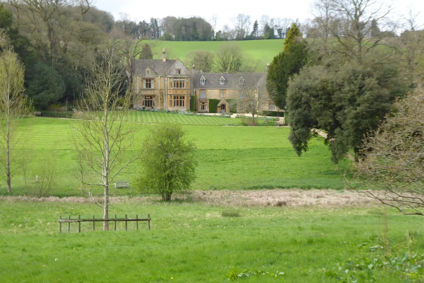 Photo of Lords of the Manor, a restaurant near Upper Slaughter in the Cotswolds, Gloucestershire, south west England.