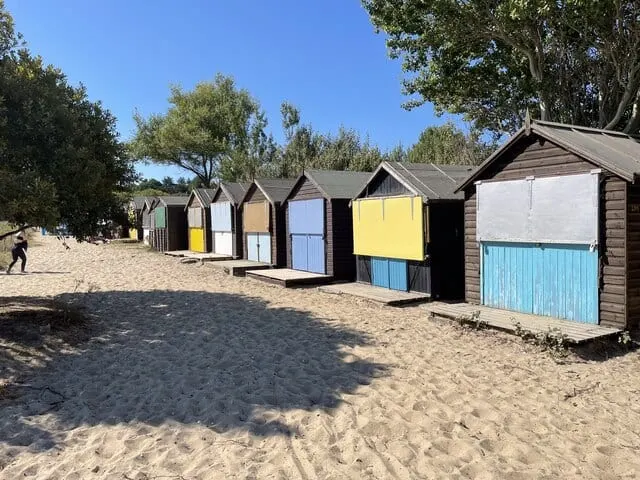 Photo of Studland Knoll House, a swimming spot near Swanage, Dorset, south west England.
