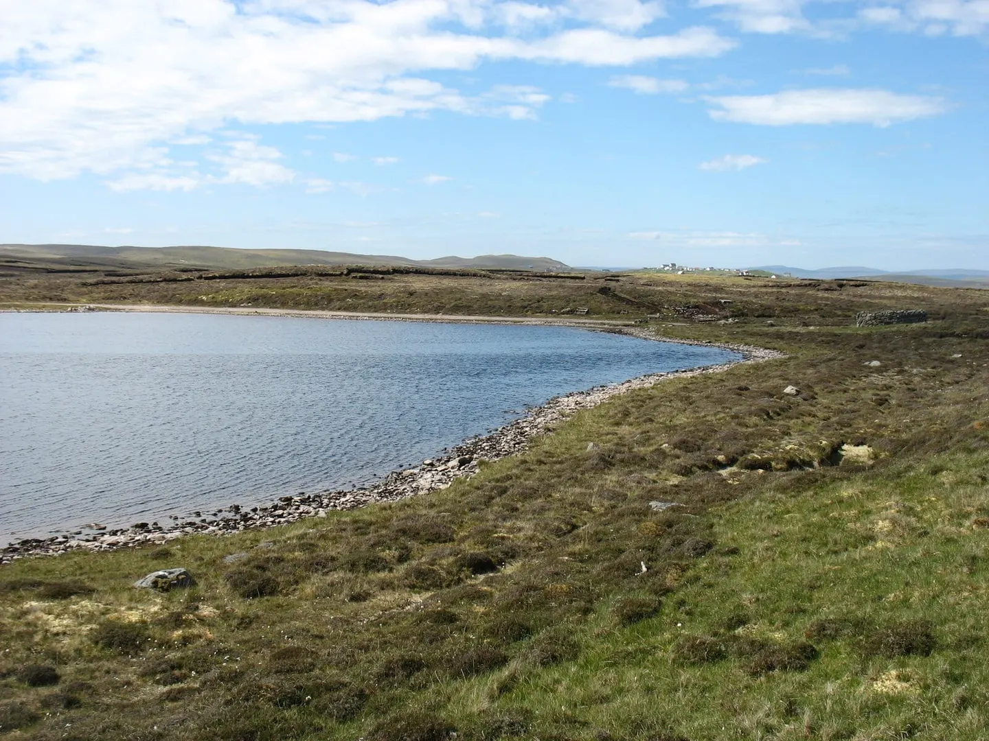 Photo of Whalsay, an island in the Shetland Islands, the Scottish Highlands and Islands.