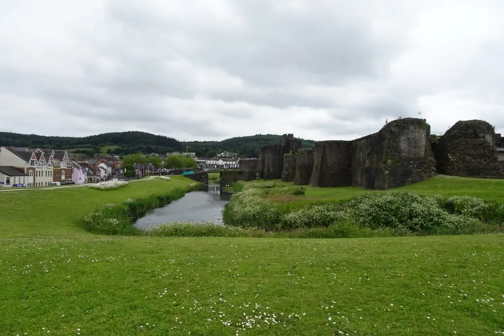 Photo of Caerphilly, a village in Caerphilly, south east Wales.
