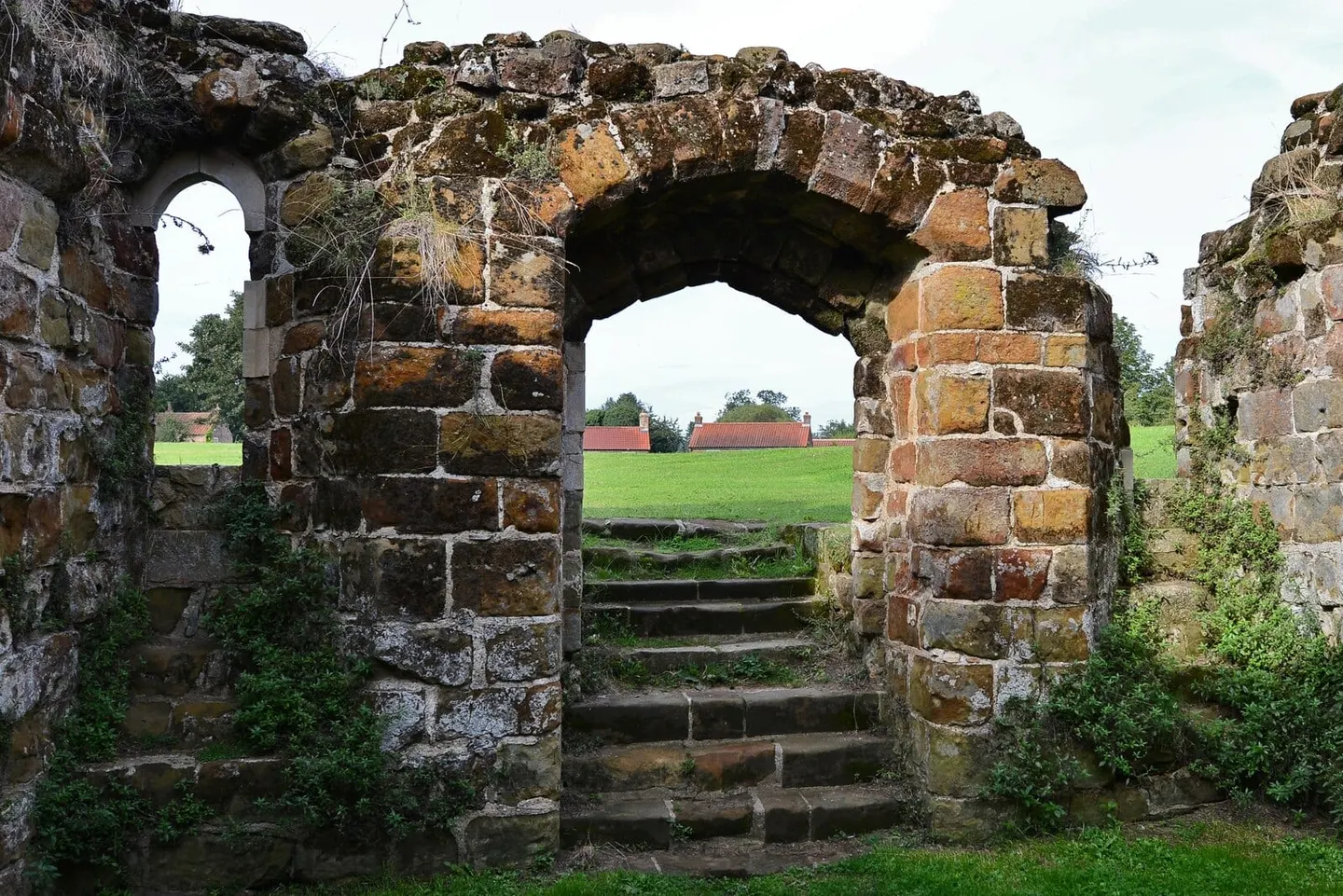 Photo of Bolingbroke Castle, a ruined castle near Old Bolingbroke, Lincolnshire, central England.