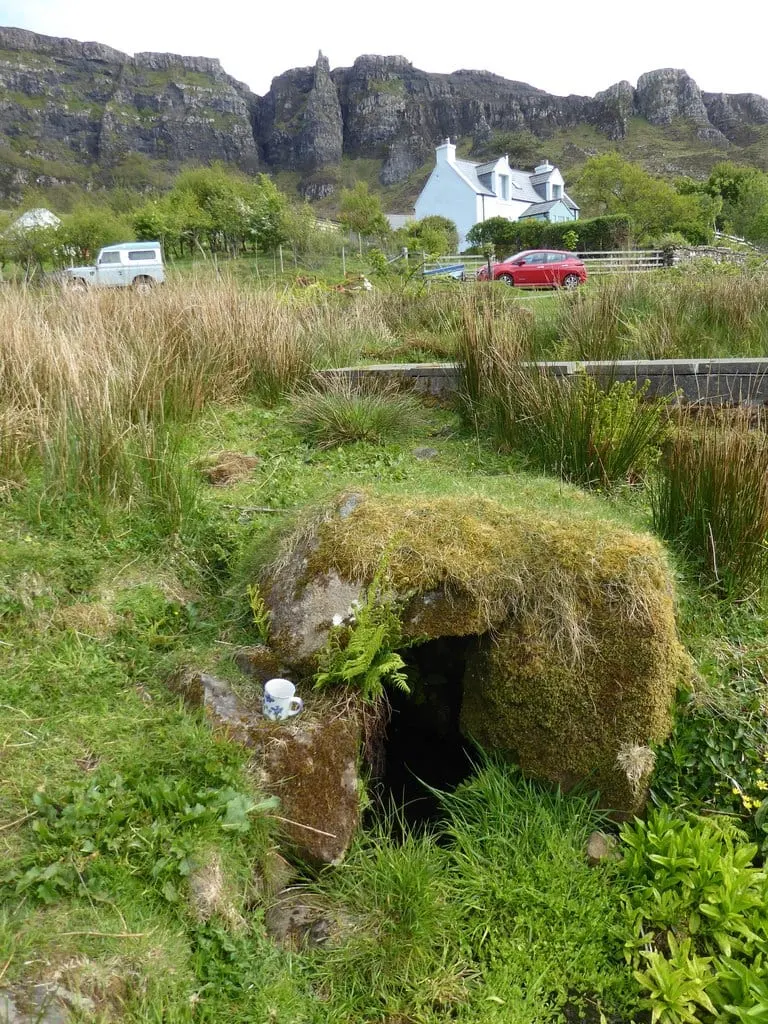 Photo of Cleadale, a village in the Small Isles, Highland, the Scottish Highlands and Islands.