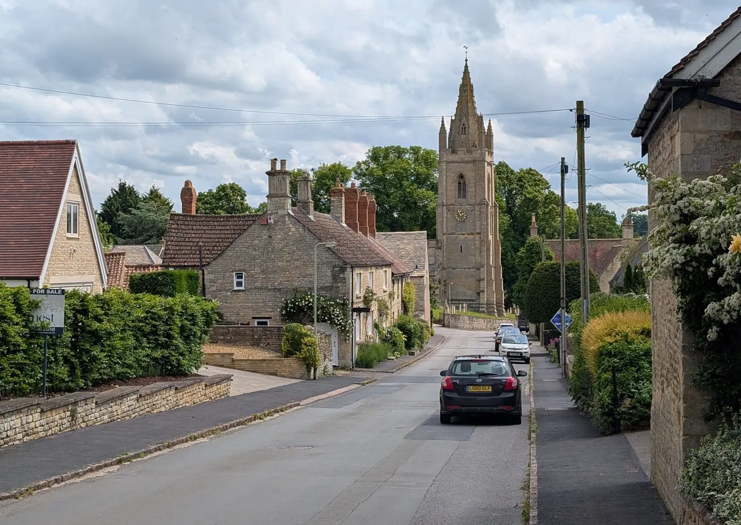 Photo of Empingham, a village in Rutland, central England.