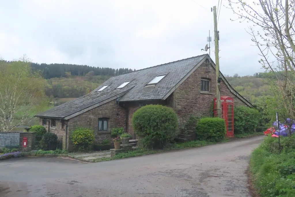 Photo of Cwmyoy, a village in Bannau Brycheiniog, Monmouthshire, south east Wales.
