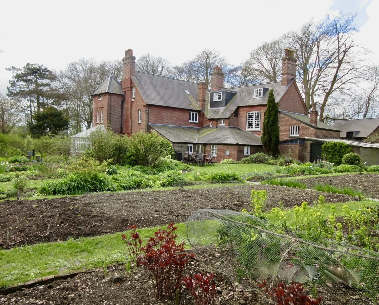 Photo of Max Gate, a house & garden near Dorchester, Dorset, south west England.