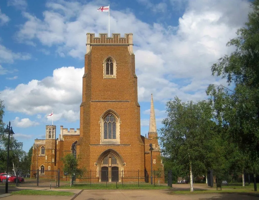 Photo of St Mary, Wellingborough, a church in Northamptonshire, central England.