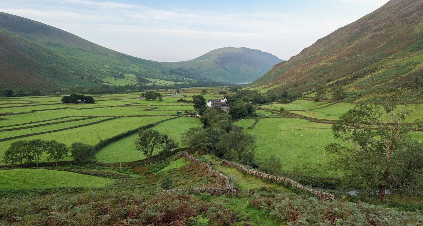 Photo of Wasdale Head, a village in the Lake District, Cumbria, north west England.