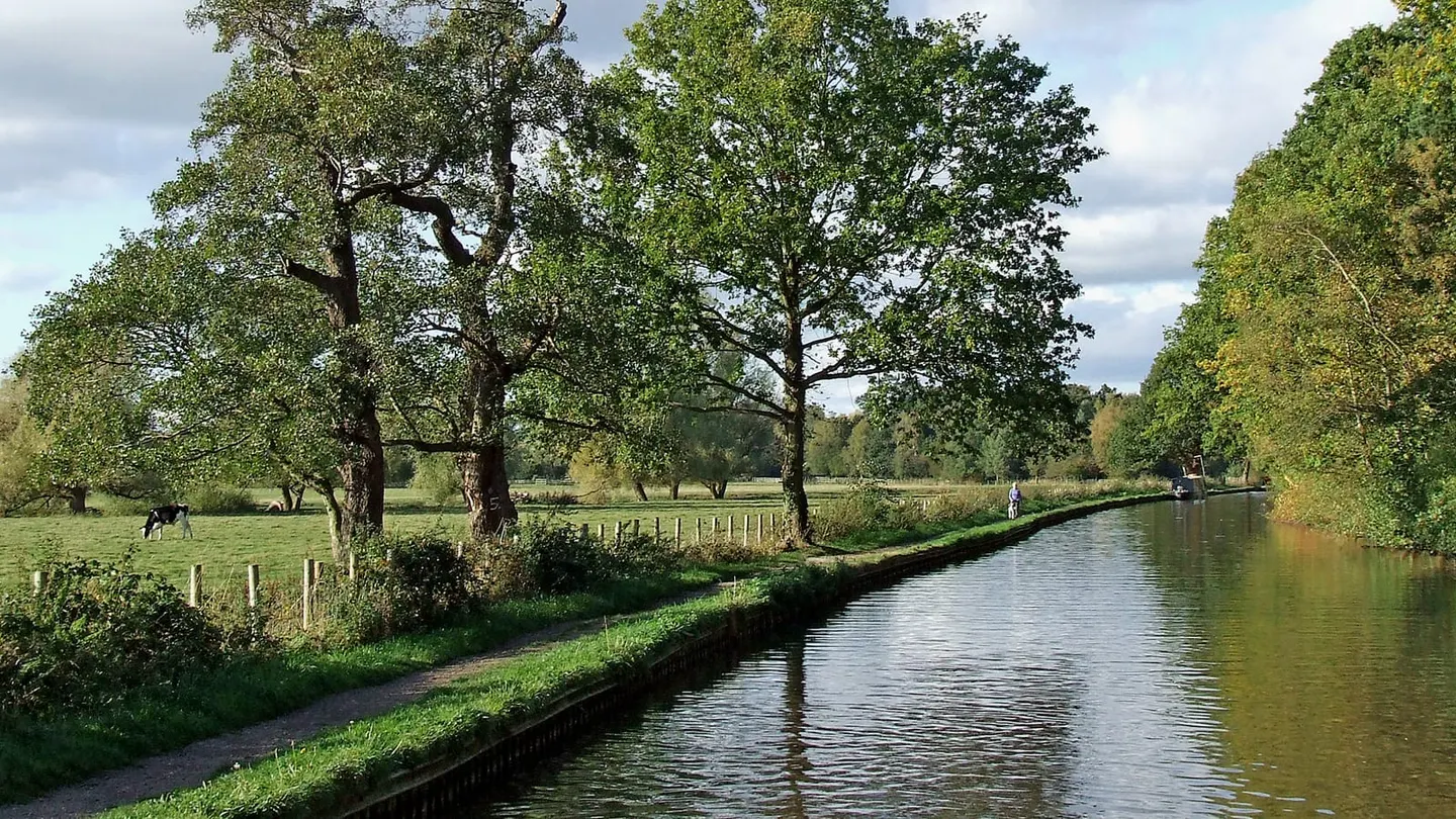 Photo of Great Haywood Bank, a country estate near Milford in Cannock Chase, Staffordshire, central England.