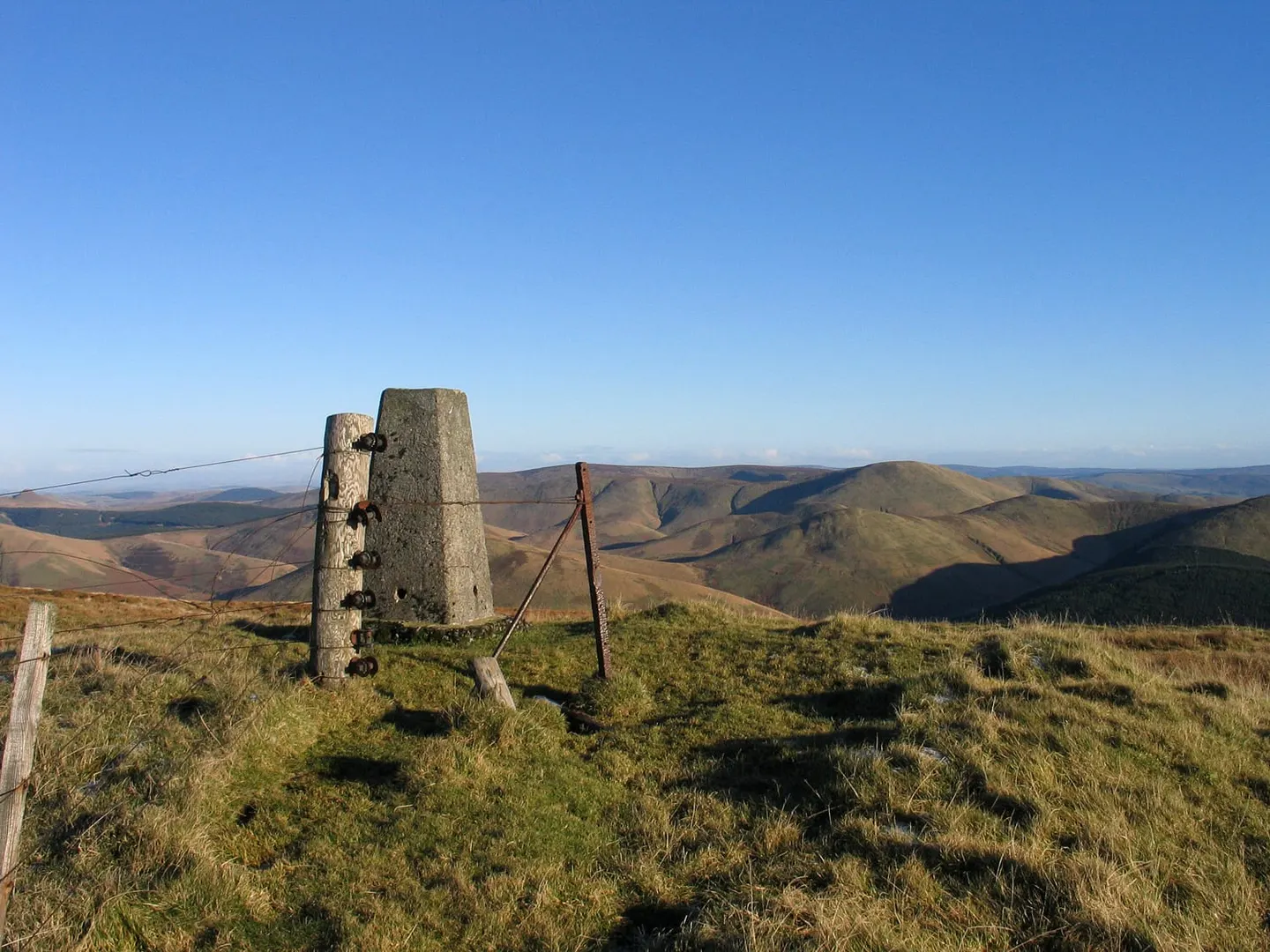 Photo: Wisp Hill, a 595m hill in Dumfries and Galloway, southern Scotland.