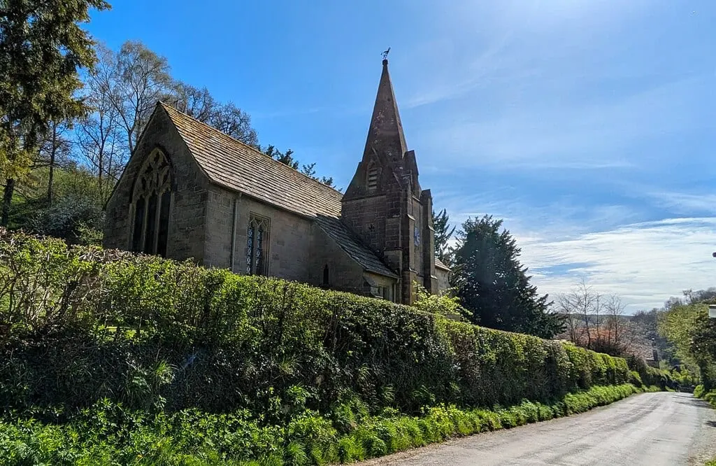 Photo of Rievaulx, a village in the North York Moors, North Yorkshire, northern England.