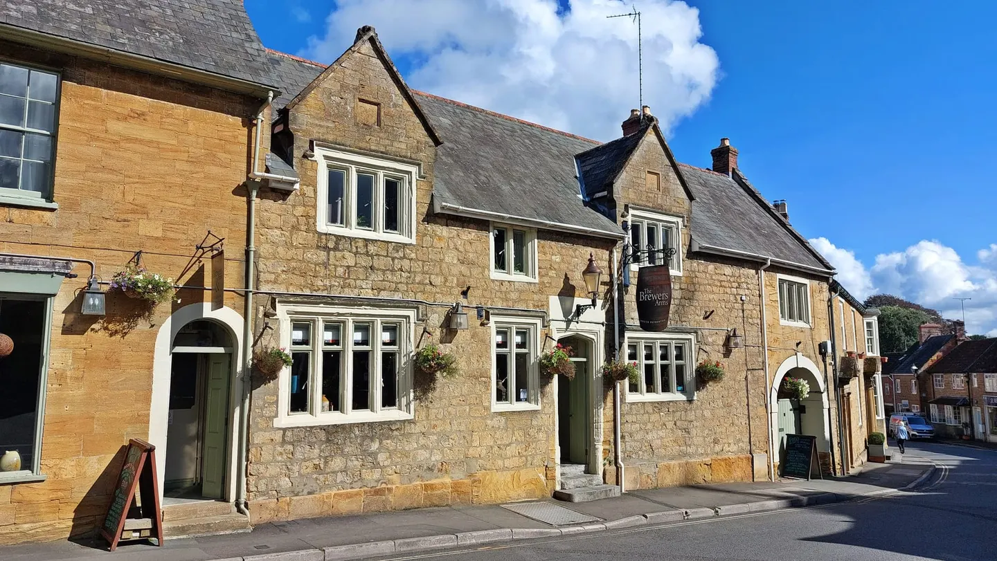 Photo of Brewers Arms, a pub near South Petherton, Somerset, south west England.