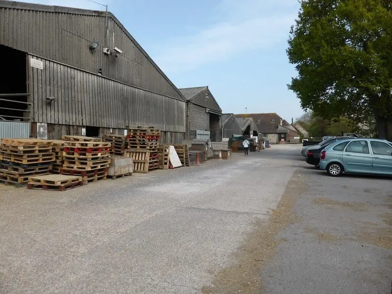 Photo of Middle Farm, a farm & farm shop near West Firle, East Sussex, south east England.