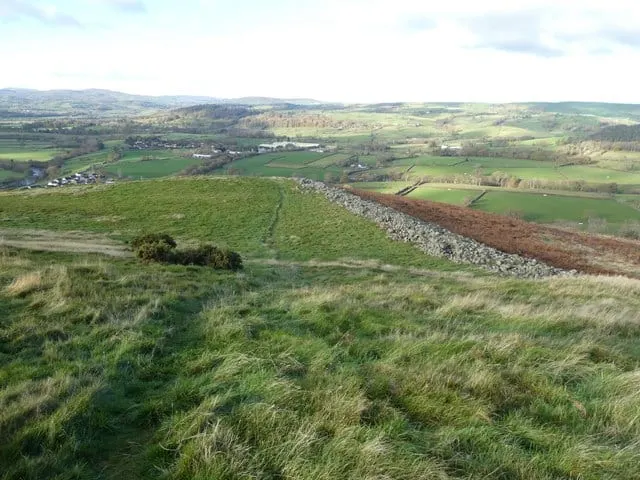 Photo of Caer Drewyn, a hillfort near Corwen in the Clwydian Range & Dee Valley, Denbighshire, north Wales.
