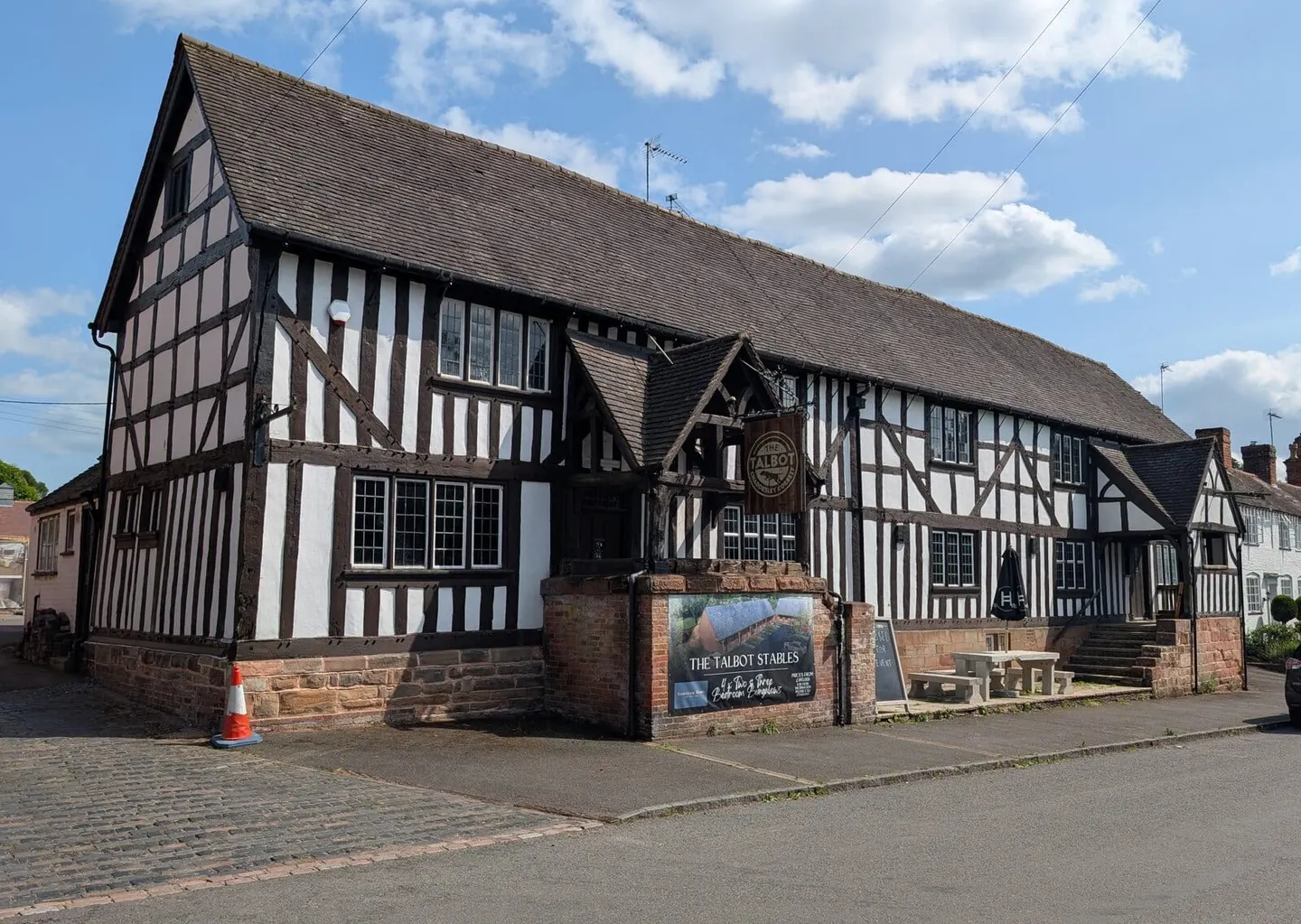Photo of Chaddesley Corbett, a village in Worcestershire, central England.