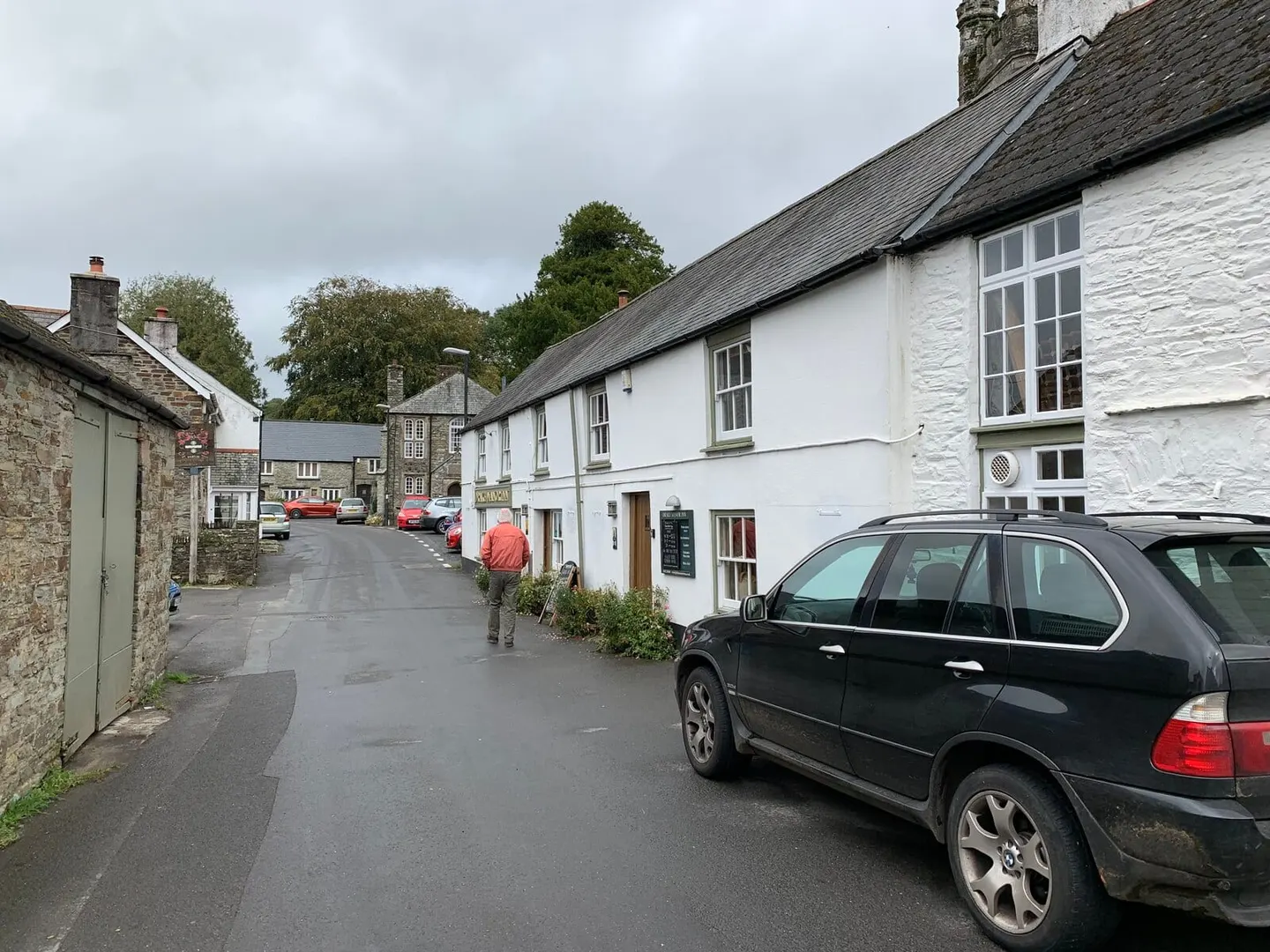 Photo of Drake Manor Inn, a pub near Buckland Monachorum in the Tamar Valley, Devon, south west England.