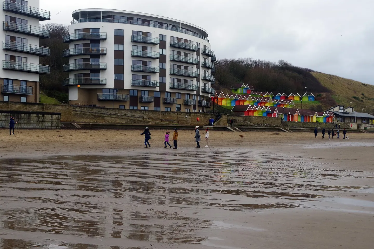Photo of Scarborough North Bay, a swimming spot in North Yorkshire, northern England.