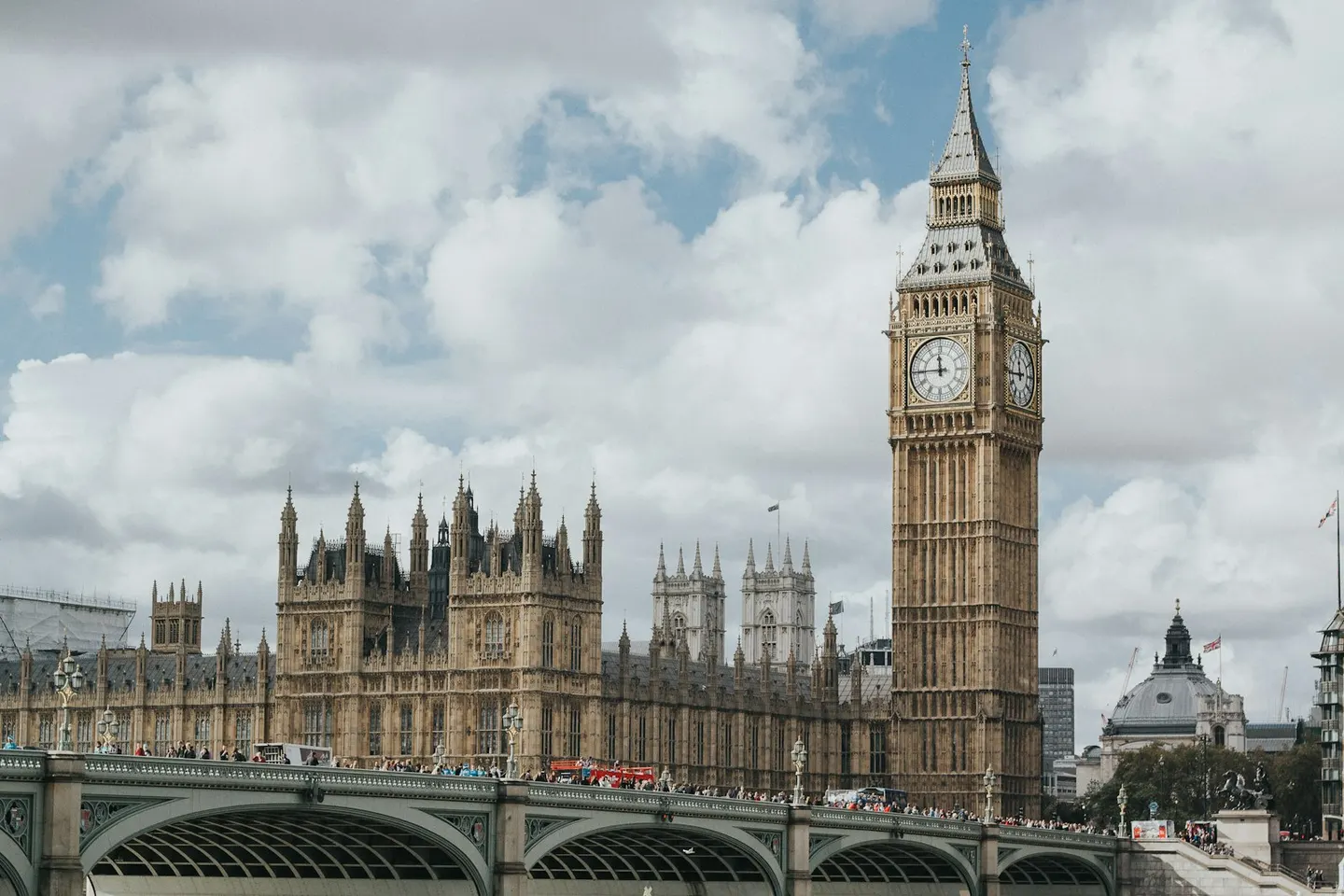 Photo of Palace of Westminster, a landmark in London, England.