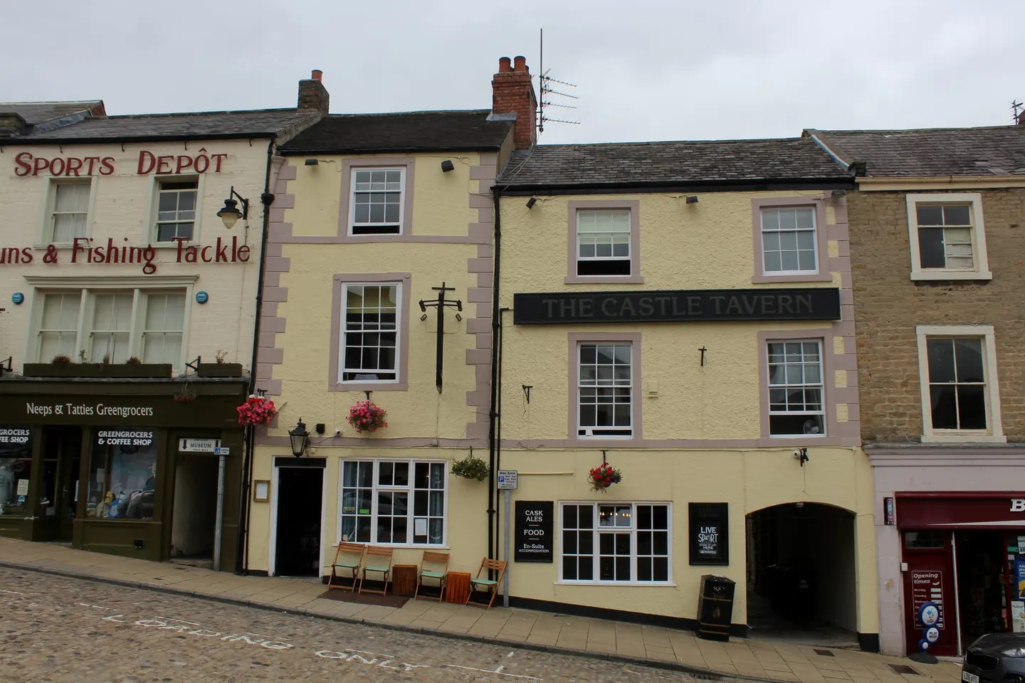 Photo of Richmond, a village in North Yorkshire, northern England.