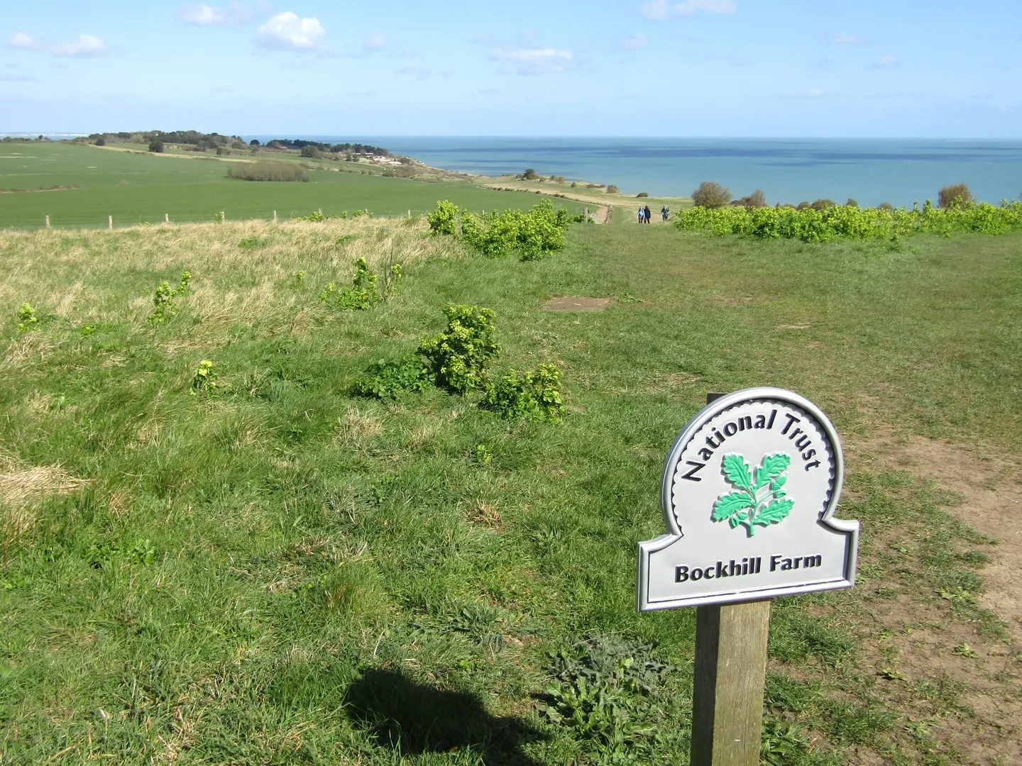 Photo of the coast at St Margarets, Kent, south east England.