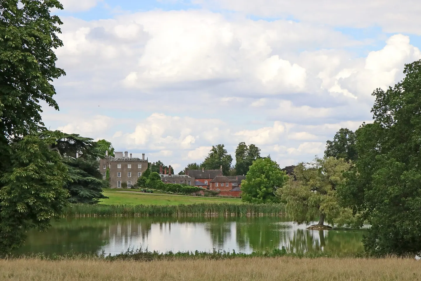 Photo of Enville, a Grade II* registered house & garden near Kinver, Staffordshire, central England.