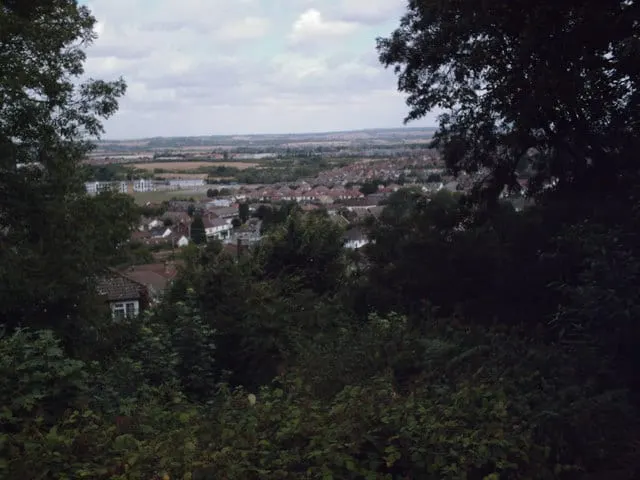 Photo of Rayleigh Castle, a ruined castle near Leigh-on-Sea, Essex, eastern England.