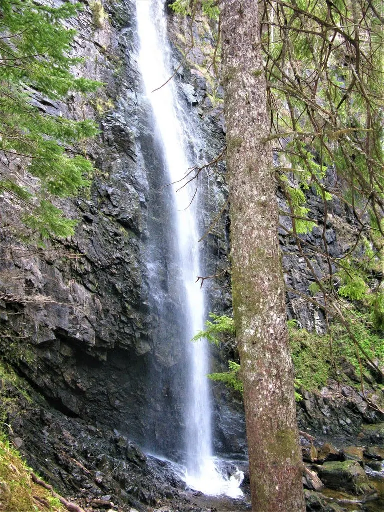 Photo of Plodda Falls, a waterfall near Tomich in Glen Affric, Highland, the Scottish Highlands and Islands.