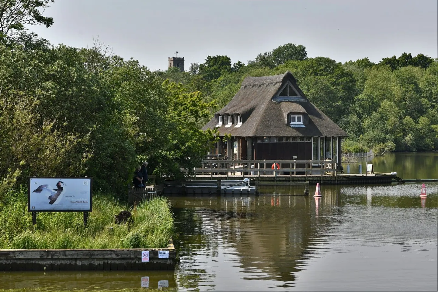Photo of Ranworth Broad, a Lake in the Broads, Norfolk, eastern England.