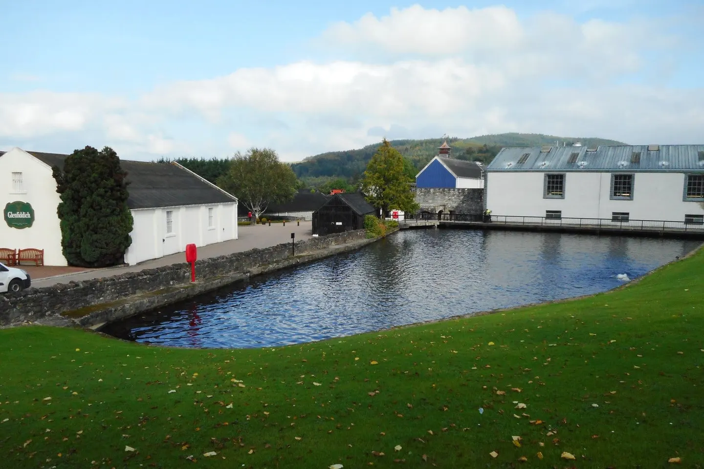 Photo of Glenfiddich Distillery, a distillery near Dufftown, Moray, the Scottish Highlands and Islands.