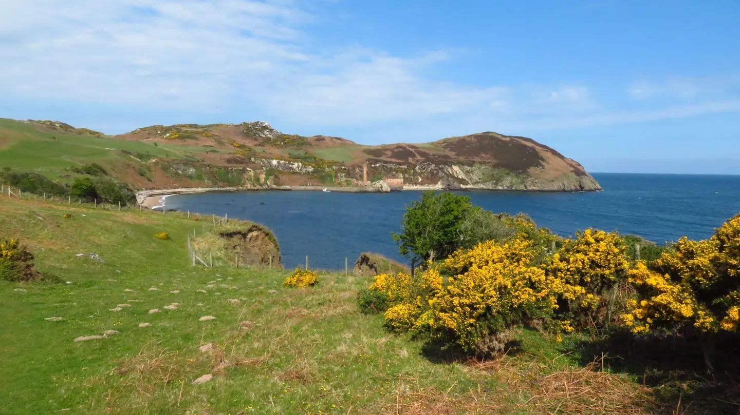 Photo of Porth Wen, a cove near Cemaes, Anglesey, north Wales.