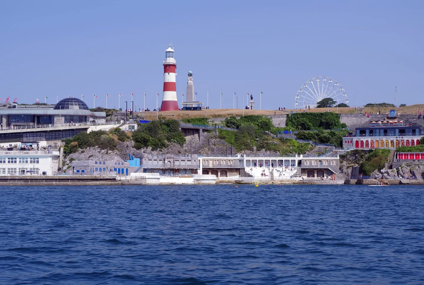 Photo of Plymouth Hoe East, a swimming spot in Devon, south west England.